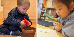 Gardening with toddlers