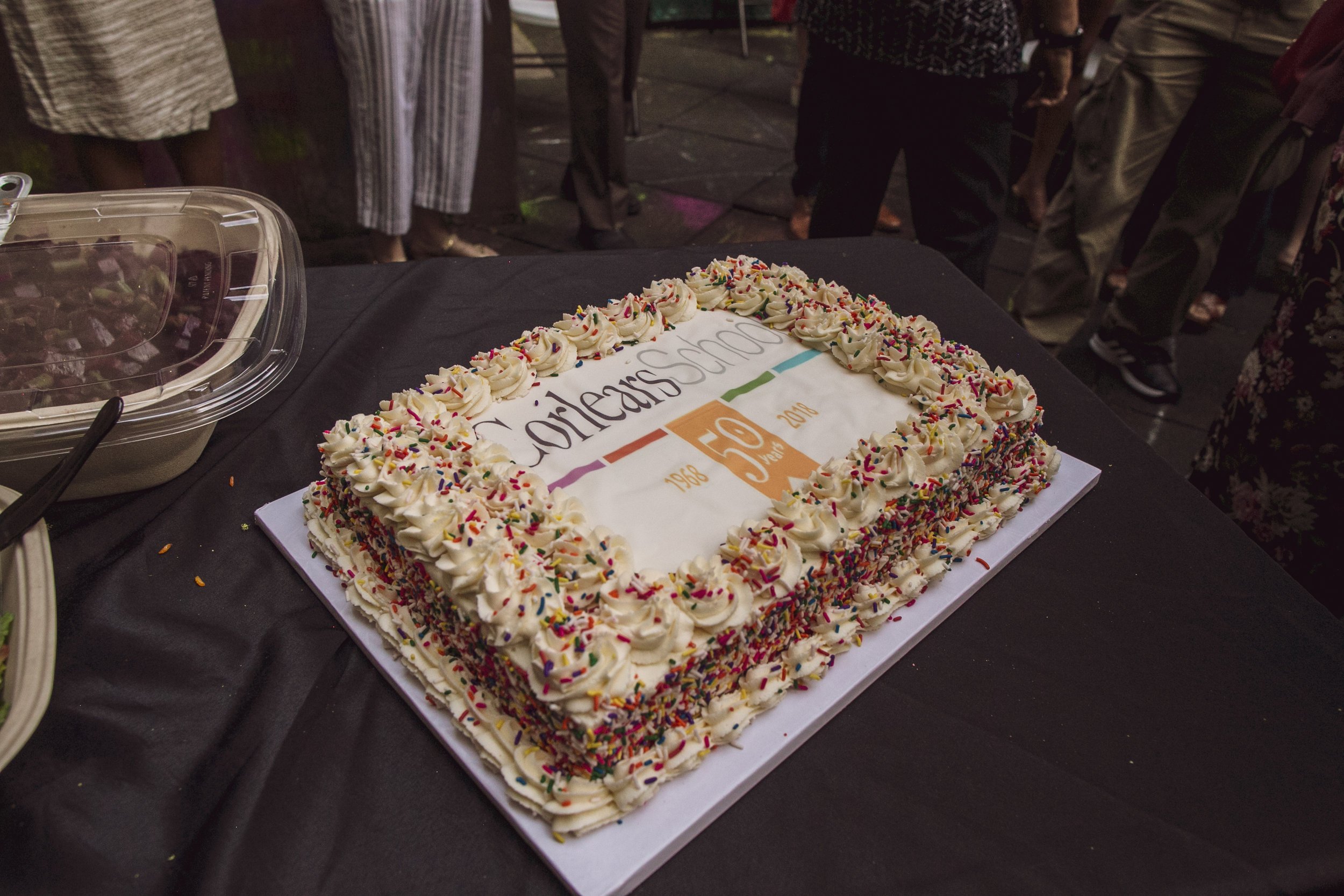 Birthday cake celebrating Corlears 50th birthday